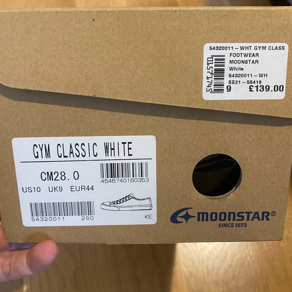 Moonstar classic gym shoes size 10 white - Picture 4 of 4